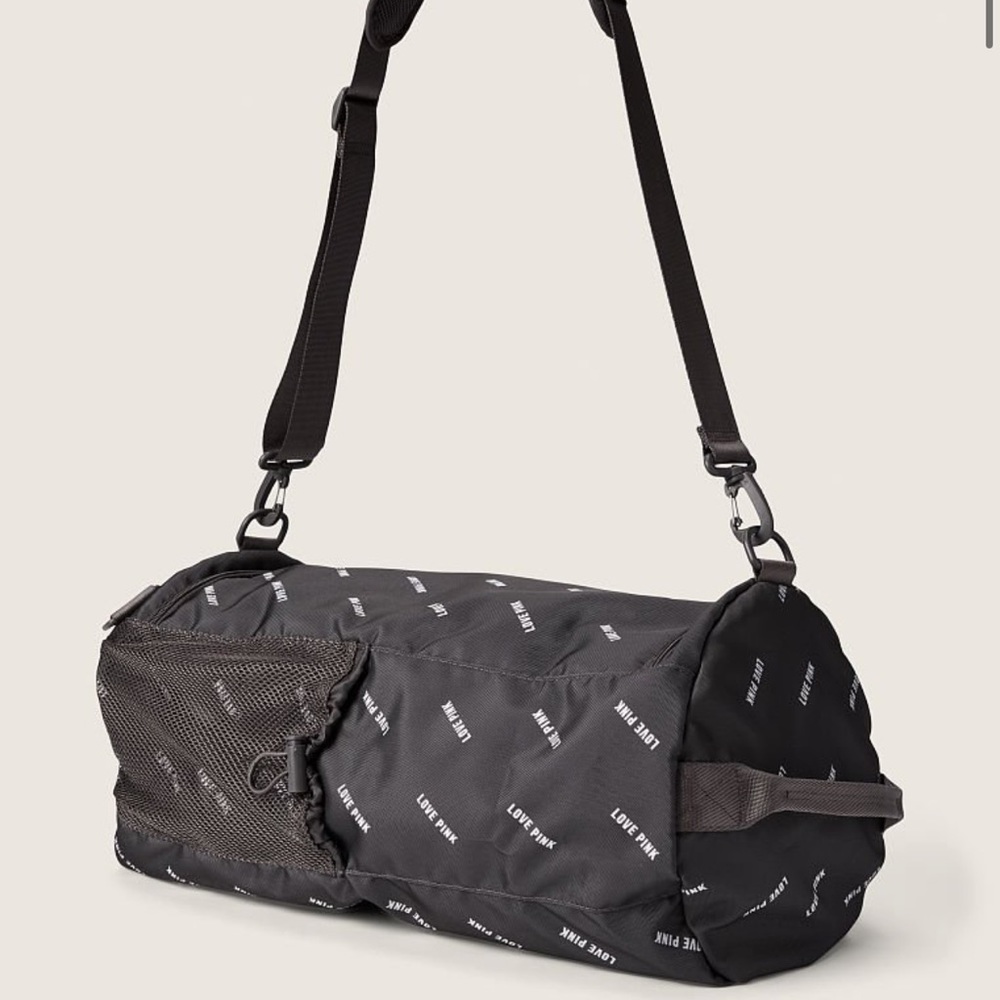 PINK VICTORIA’S SECRET | Campus Convertible Duffle in Dark Charcoal - Picture 3 of 4